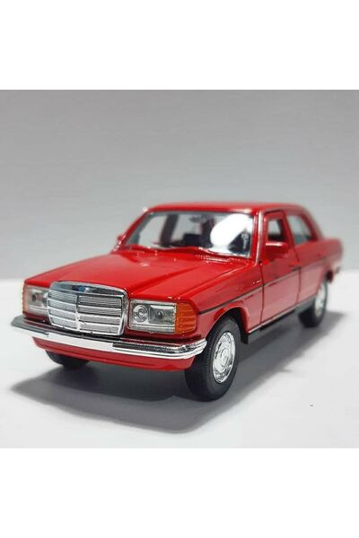WELLY 1.36 ÖLÇEK WELLY MARKA LİSANSLI MERCEDES W123 KASA KIRMIZI RENK 12CM MO...