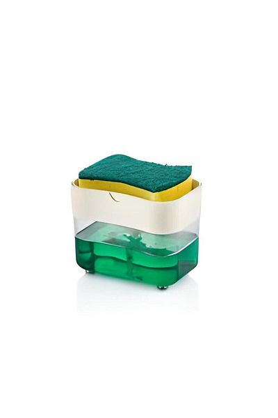 bk&tk design White Pump Sponge Liquid Kitchen Detergent