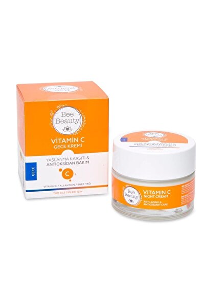 Bee Beauty Vitamin C Gece Kremi Antioksidan Koyu Leke Karşıtı 50 ml