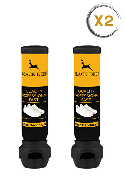 BLACK DEER 2 Adet Ayakkabı Deodorantı Koku Giderici Önleyici Sprey Ayak ve Ay...