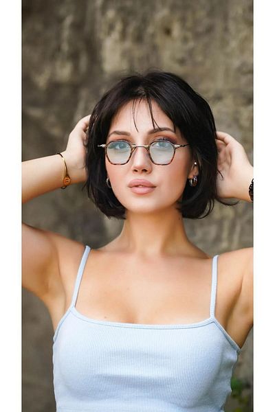 TomyHelf Unisex Sunglasses Rectangular Leopard Framed