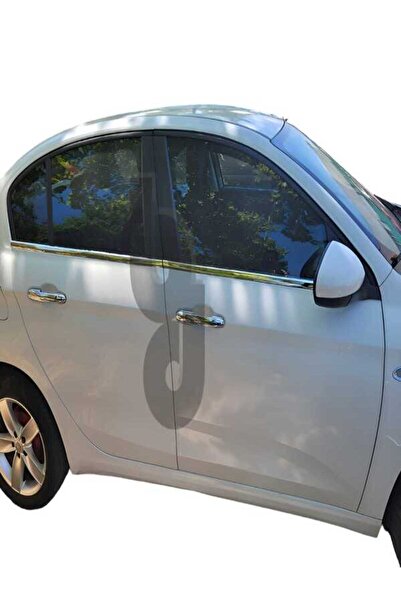 BODYKİT DİZAYN FİAT EGEA SEDAN 2015-2024 MODELLER ARASI KROM CAM ÇITASI 4 PARÇA PASLANMAZ ÇELİK