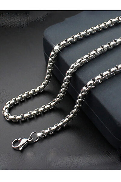 Kafdağı HOME Çelik Halka Zincir Kolye Kalın