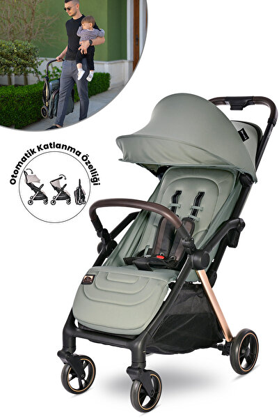 LORELLİ Lorelli Loret Otomatik Katlanan Kabin Boy Bebek Arabası - Green