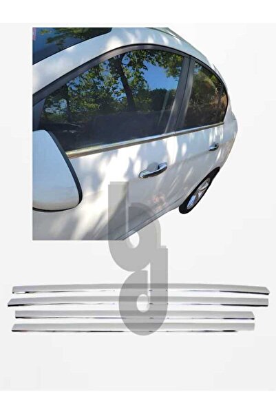 BODYKİT DİZAYN FİAT EGEA SEDAN 2015-2024 MODELLER ARASI KROM CAM ÇITASI 4 PARÇA PASLANMAZ ÇELİK