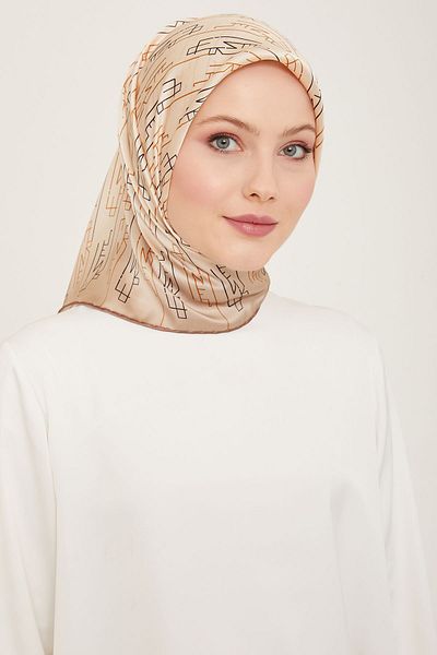 Armine ARMİNE Μεταξωτό Φουλάρι 9142D - Τσίρι