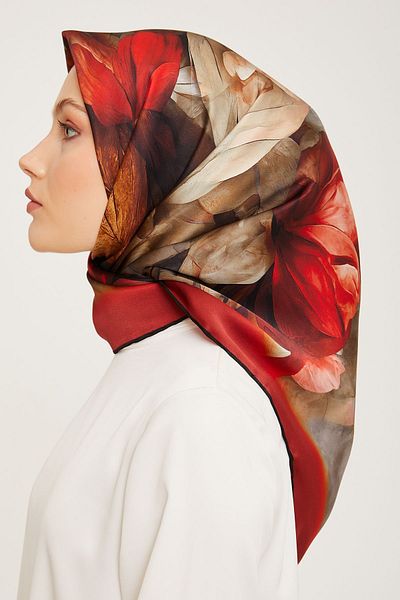 Armine ARMINE SILK SCARF 9001D (TWİLL)