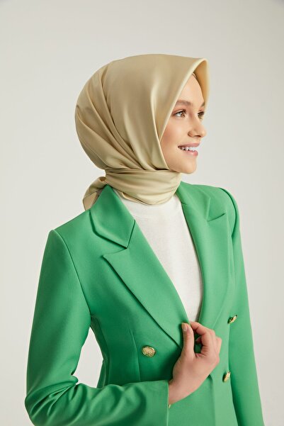 Poanes Çift Taraflı Twill Ipek Eşarp