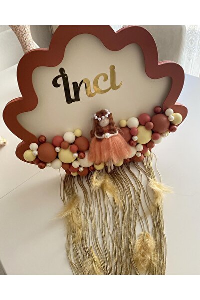 dbcraftdesign İstiridye Model Bebek Kapı Süsü