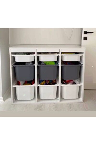 OYUNCAK DOLABI Çocuk Odası (MDF) Oyuncak Düzenleme Dolabı Yağmur