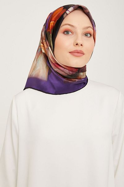 Armine EșARFĂ DE MĂTASE ARMINE 9001D (TWİLL)