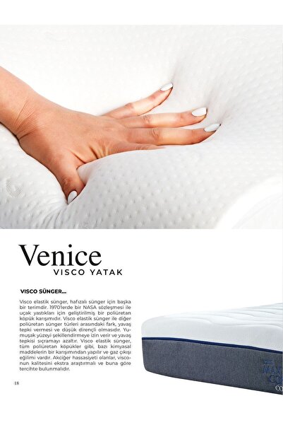 maxxsleep VENİCE VİSCO ORTOPEDİK YATAK