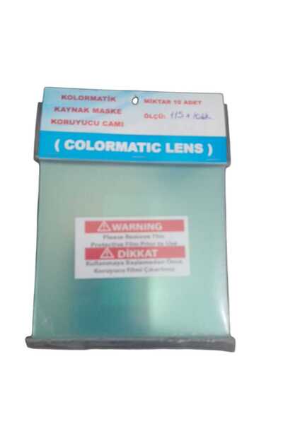 SACİT KOLORMATİK DIŞ KORUYUCU MASKE CAMI 115*104 MM 10 ADET