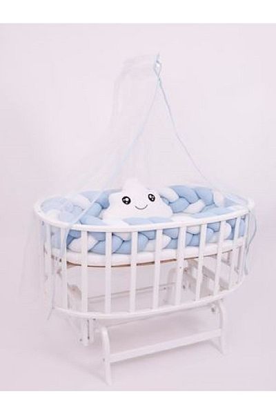 BebeK on For White Blue Knit Protection
