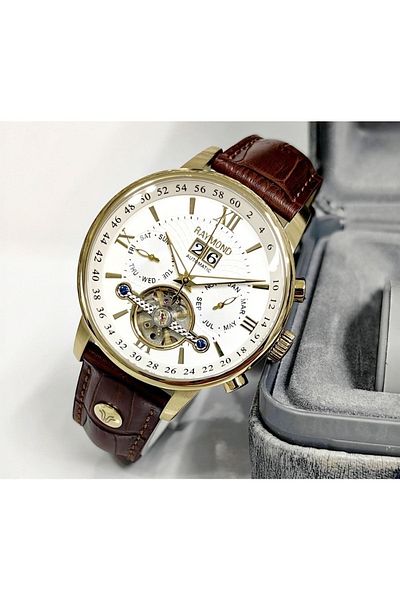 Raymond Automatic Mechanism Men's Wristwatch