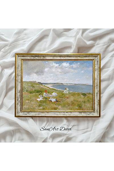 Sanart Pictură de epocă cu cadru, pictură în ulei, pictură înrămată, decor ar...
