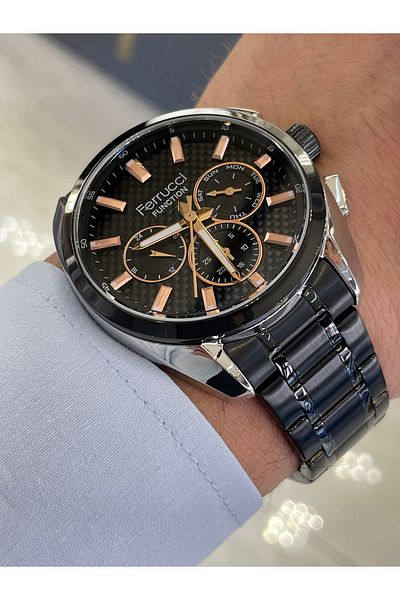 Ferrucci Men's Steel Wristwatch - Functional
