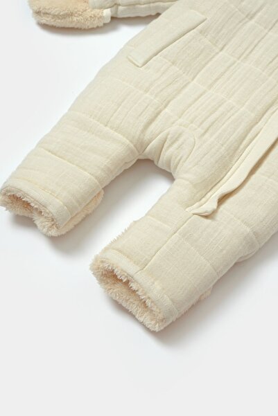 BabyCosy Organic Wear Bebek Astronot Tulumu, %100 Pamuk, Bebek Ve Yenidoğan Serisi - Csym7051
