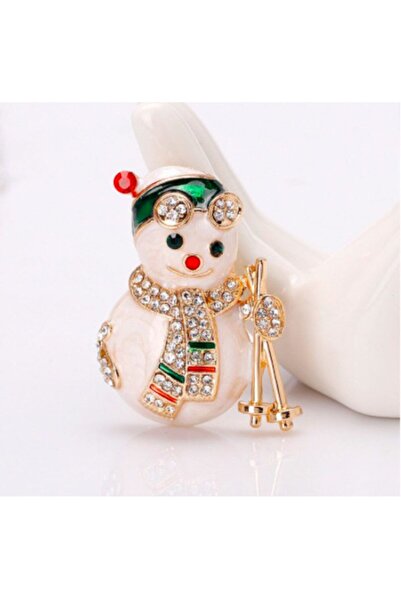 LWP Shop Selfridges Snowman Tasarım Broş