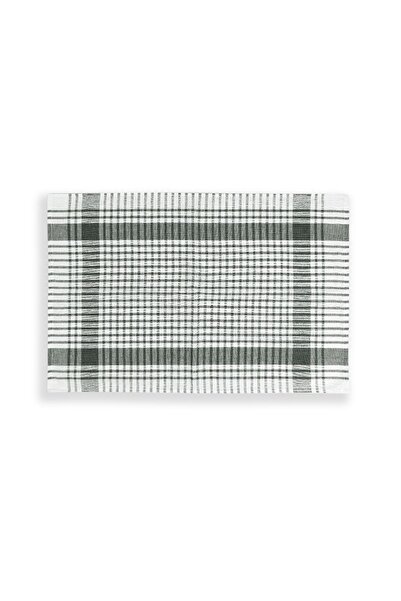 MODELHOME Bumbac, culoare verde, carouri mici, 4 bucăți, cârpă de uscare, cov...