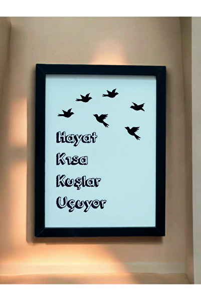 wooden gift design Kahve Köşesi Motto Panoları Model 3