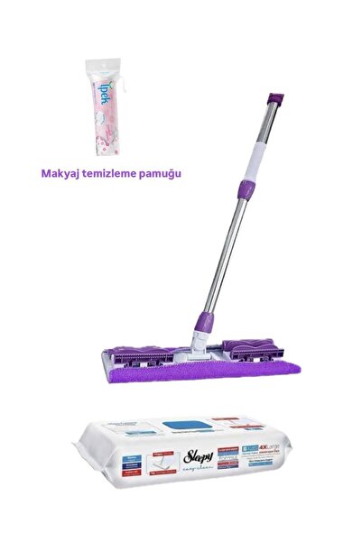 Sleepy Çamaşır Suyu Katkılı Mopa Uyumlu Temizlik Havlusu ve Mop Seti + Makyaj...