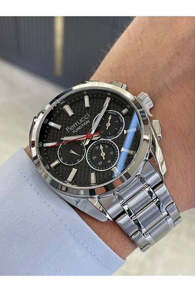 Ferrucci Men's Steel Wristwatch - Functional