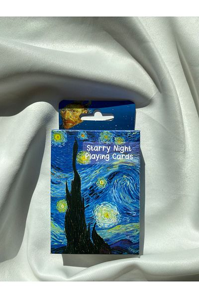 Wisevelya Star Patterned Card Nights Card