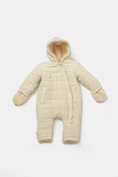 BabyCosy Organic Wear Bebek Astronot Tulumu, %100 Pamuk, Bebek Ve Yenidoğan Serisi - Csym7051