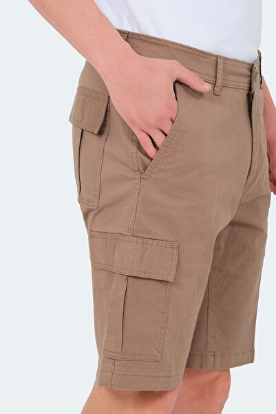 Slazenger EARNINGS Erkek Cepli Kargo Toprak Şort