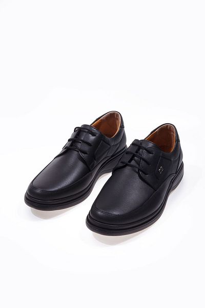 Vantaggio Pantofi confortabili pentru bărbați Casablanca Black - 100% piele naturală