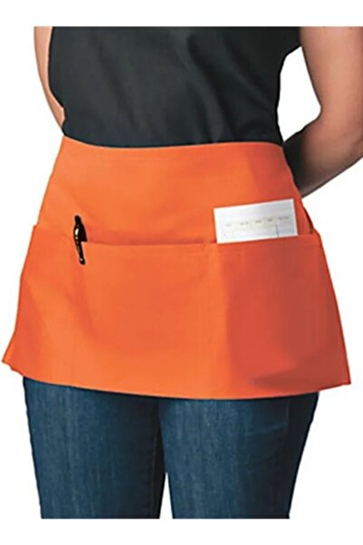 İsra Waist-Tied Kitchen Apron Waiter Apron Barista Cafe Apron Restaurant Chef...