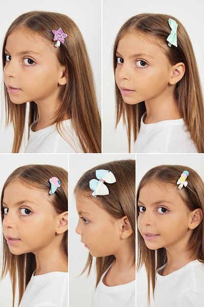 TRENDYOLKIDS 5-piece Colorful Girls' Buckle - Tkdaw25tk00000