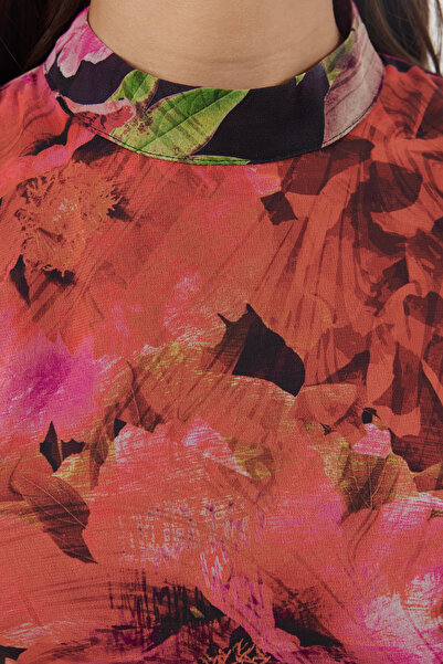 Trendyol Collection Růžové zimní šaty - Plain Weave, Twoaw20El1313