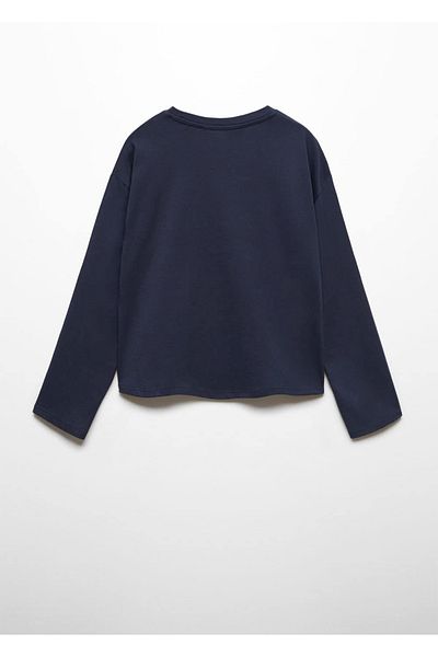 MANGO Kids Langärmliges gemustertes T-Shirt