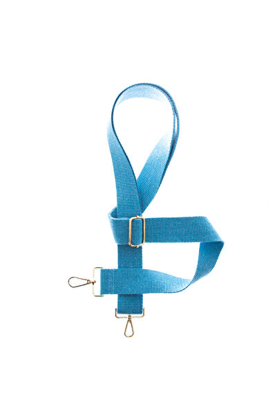 miawiki ملابس طويلة باللون الأزرق بطول 222 سم - إكسسوار معدني ذهبي، حزام كتف ...