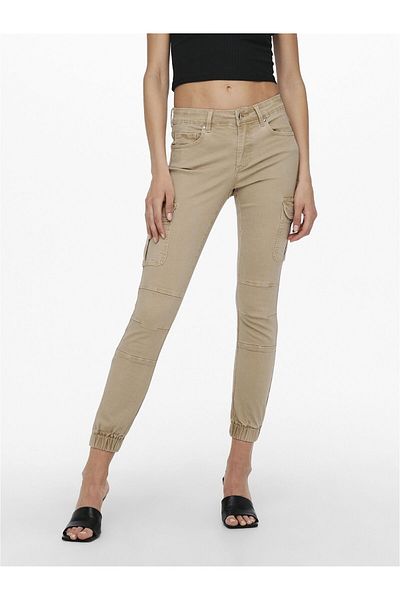 ONLY Cargo-Schlauch ONLMISSOURI Mittlere Taille Slim Fit Schlauch