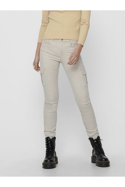 ONLY Cargo-Schlauch ONLMISSOURI Mittlere Taille Slim Fit Schlauch