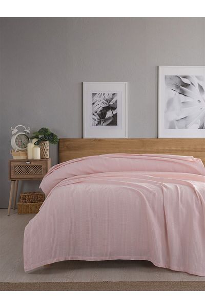 Sevim 210X230Cm Waffle Mattress, 100% Cotton, Honeycomb Design