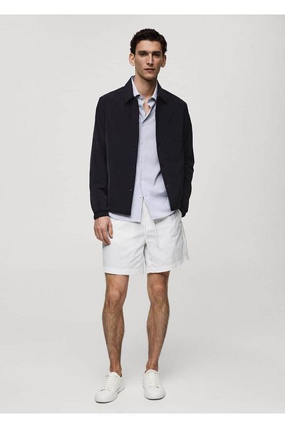 MANGO Man Wasserdichte, leichte Hemdjacke