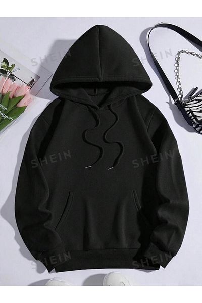 Keywest Детски суитшърт с качулка Oversize - с щампа на пеперуда