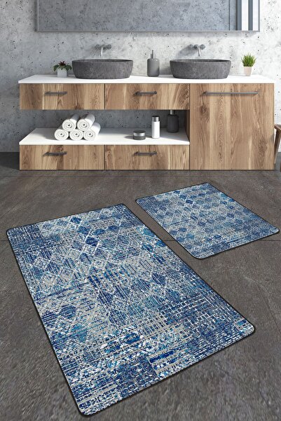 Homiko Set de 2 covorașe de baie mari, cu modele moderne