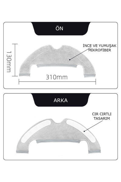 küche&haus XiaomiDreame Bot D10S Plus - Συμβατή πλαϊνή βούρτσα και σακούλα σκόνης