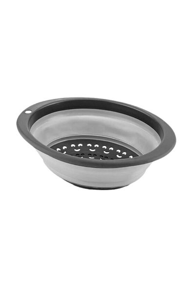 T.Concept Gray FoLdabLe Round Strainer - L-00570-2