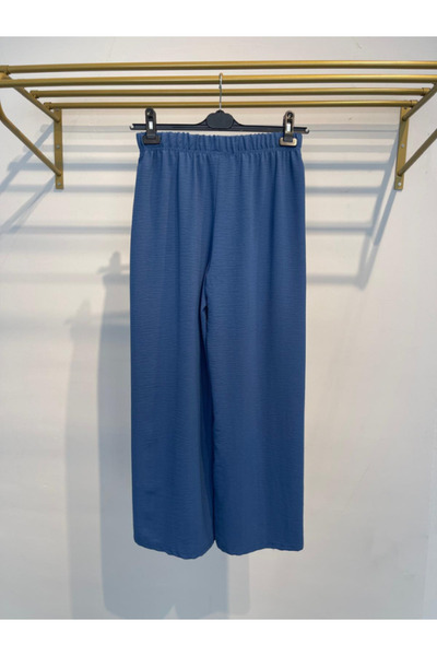 Miss Bella Large Size Elastic Wide Leg Women's Trousers - Ayrobin