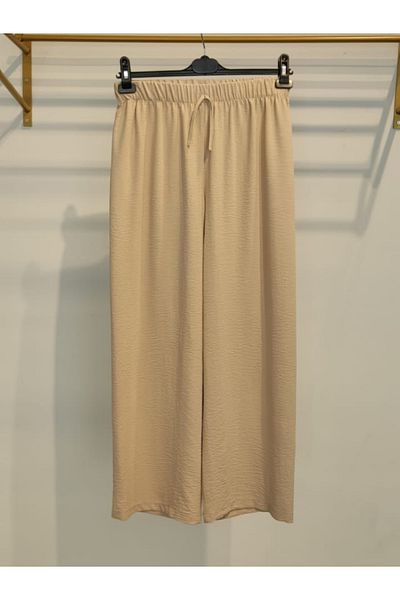Miss Bella Large Size Elastic Wide Leg Women's Trousers - Ayrobin