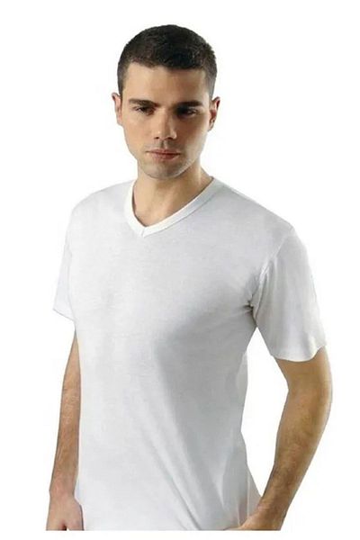 Anıt Ανδρικό εσώρουχο Ribana V-Neck 1109 - 6 Τεμάχια