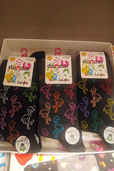 Dündar 12 bucăți de șosete din bumbac pentru fete
