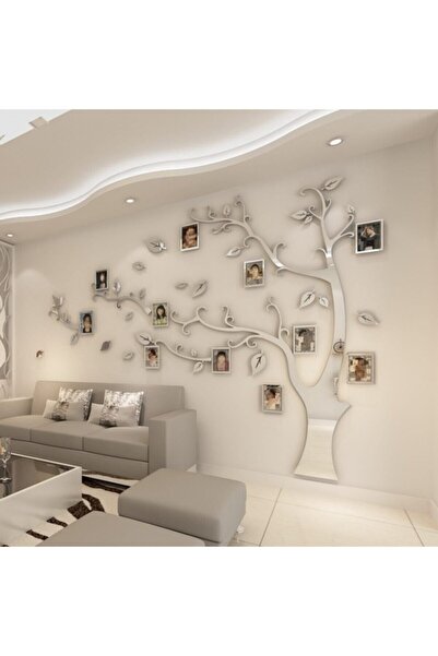 DEZ Fotoğraf Çerçeveli Akrilik Ayna Sticker Soyağacı 140*100 Cm