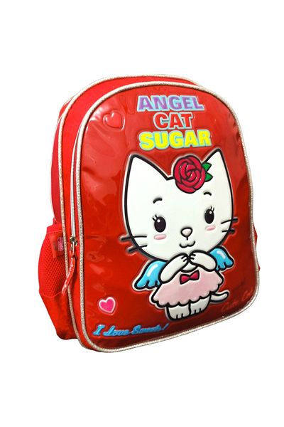 Yaygan Angel Cat Sugar Girl's Primary School Bag 23014 Red